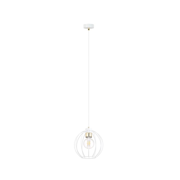 GINO 1 WHITE/GOLD EMIBIG Lampa wisząca