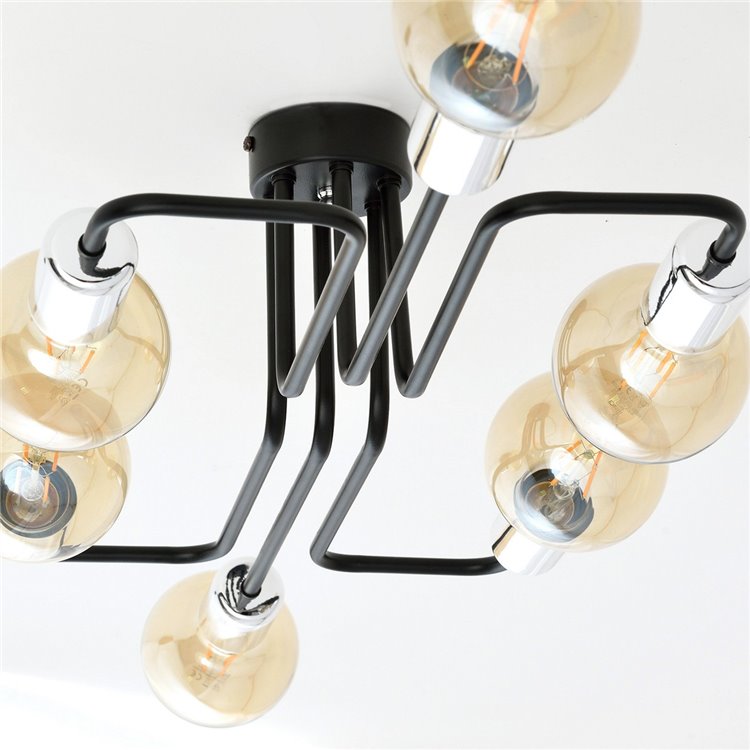 VEKEN 6A SILVER EMIBIG Lampa sufitowa