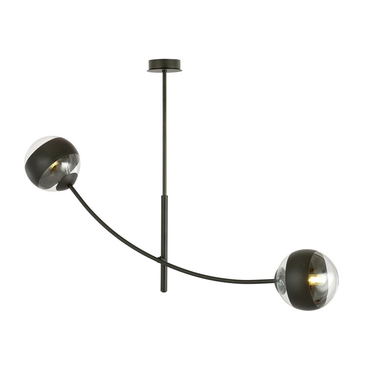 HUNTER 2 BLACK/STRIPE EMIBIG Lampa sufitowa