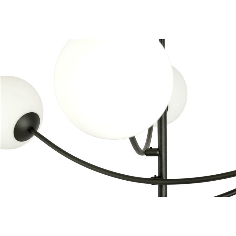 HUNTER 6 BLACK/OPAL EMIBIG Lampa sufitowa