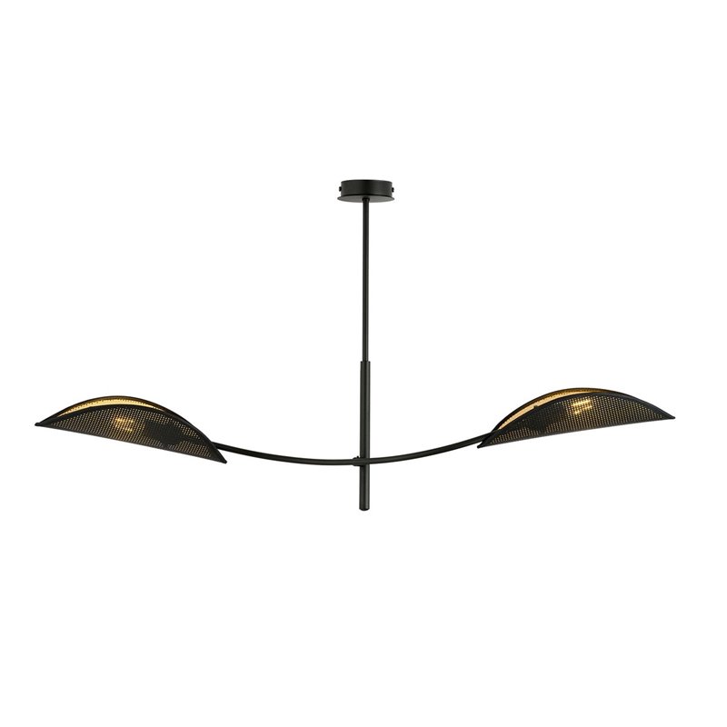 LOTUS 2 BLACK/GOLD EMIBIG Lampa sufitowa LOTUS 2 BLACK/GOLD EMIBIG Lampa sufitowa