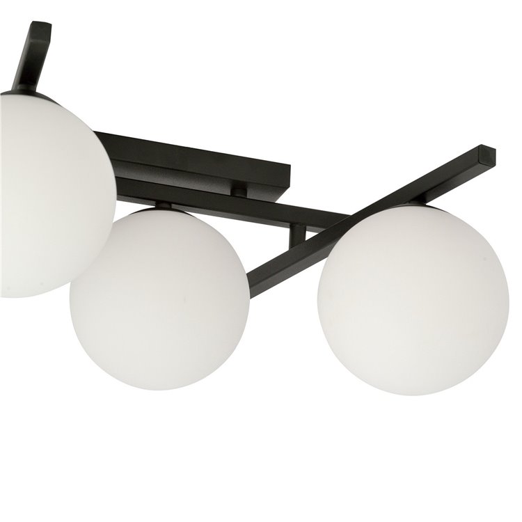 SMART 5 BLACK/OPAL EMIBIG Lampa sufitowa