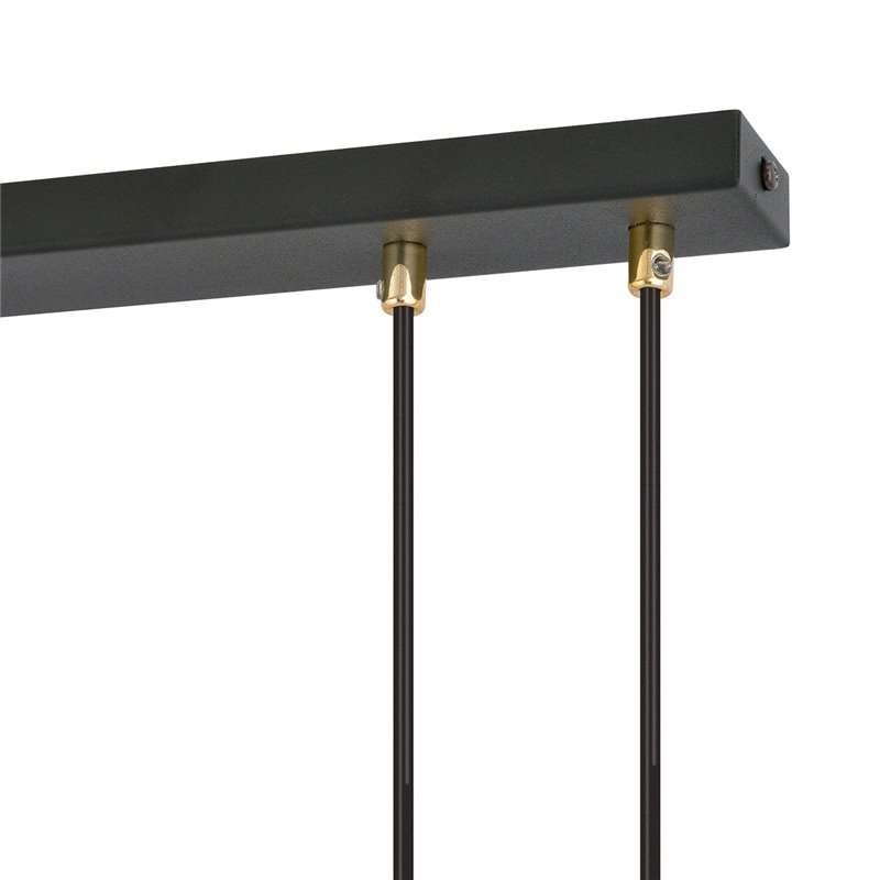 GLAM 3 BLACK/OPAL EMIBIG Lampa wisząca GLAM 3 BLACK/OPAL EMIBIG Lampa wisząca