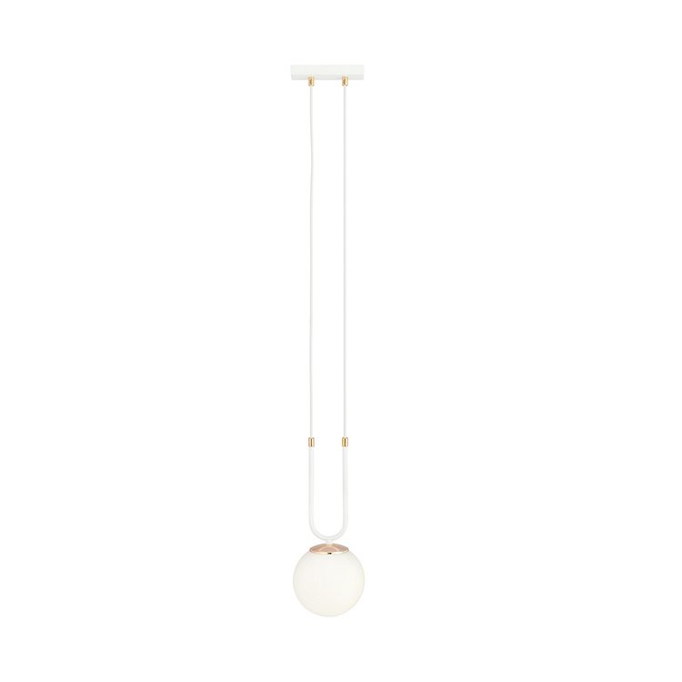 GLAM 1 WHITE/OPAL EMIBIG Lampa wisząca