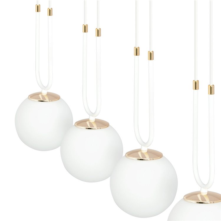 GLAM 3 WHITE/OPAL EMIBIG Lampa wisząca