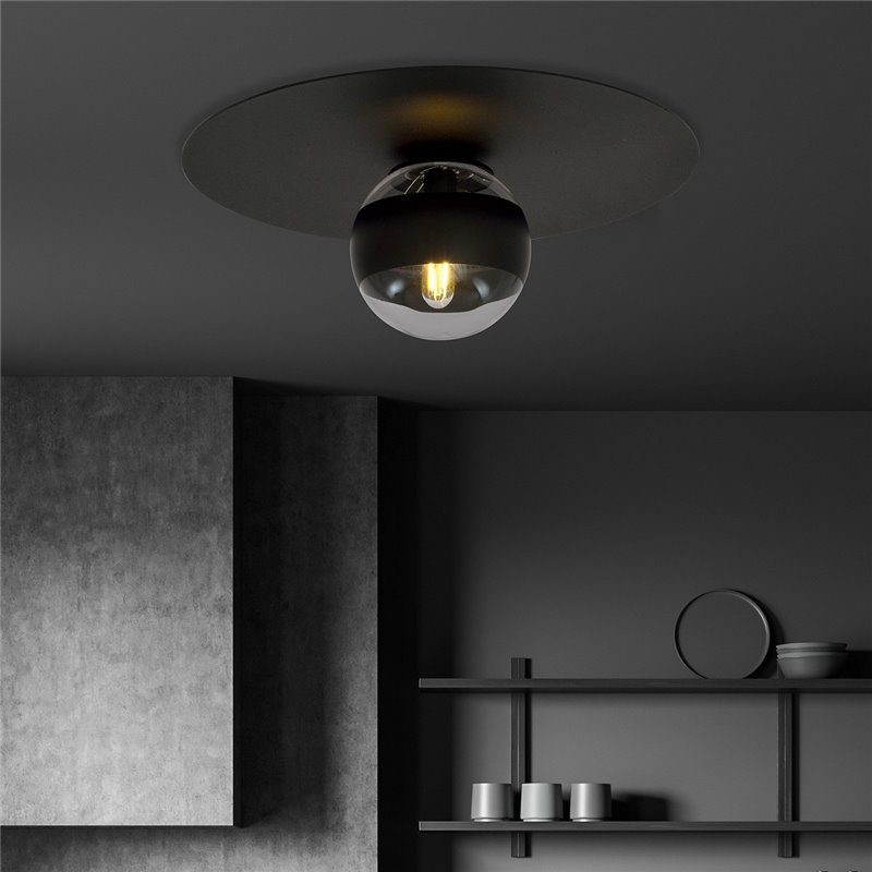 SOLAR 1 BLACK/STRIPE EMIBIG Lampa sufitowa SOLAR 1 BLACK/STRIPE EMIBIG Lampa sufitowa