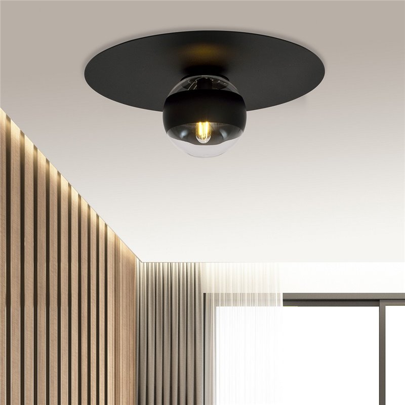 SOLAR 1 BLACK/STRIPE EMIBIG Lampa sufitowa SOLAR 1 BLACK/STRIPE EMIBIG Lampa sufitowa