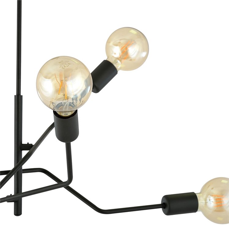 FRIX 6 BLACK EMIBIG Lampa sufitowa