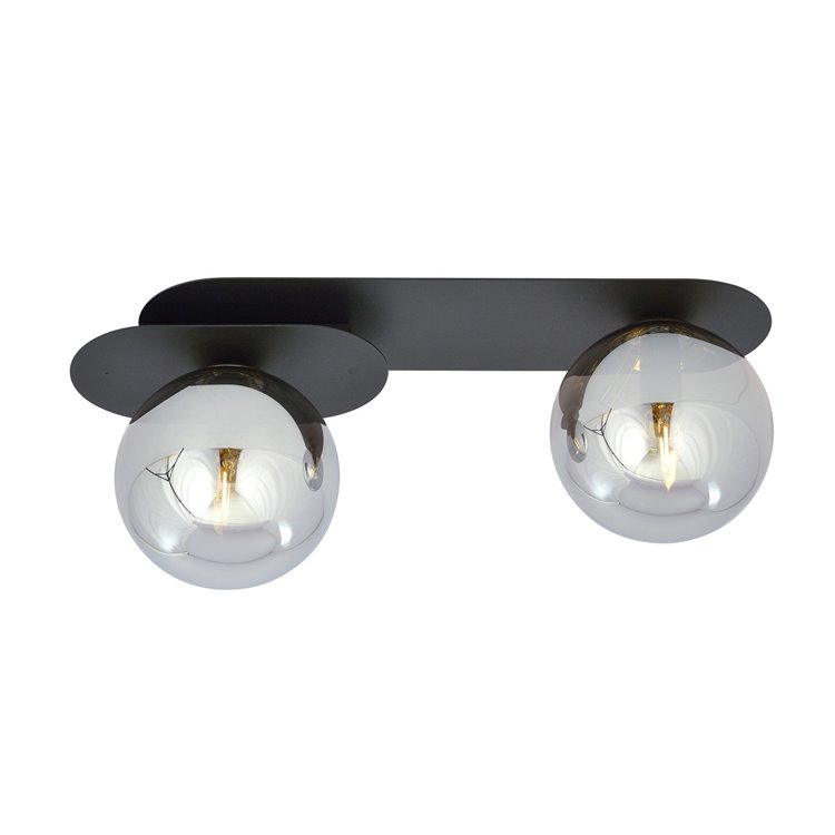 PLAZA 2 BLACK/GRAFIT EMIBIG Lampa sufitowa