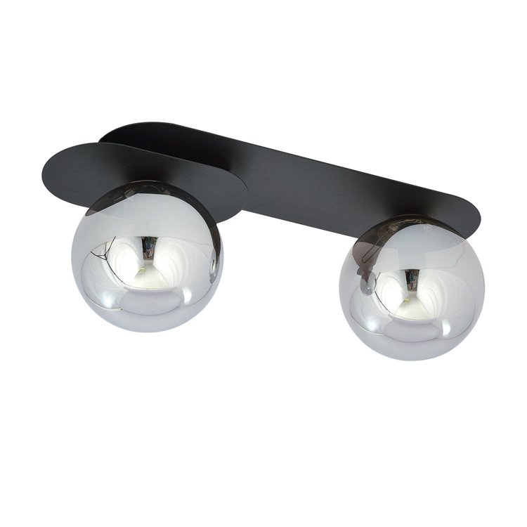 PLAZA 2 BLACK/GRAFIT EMIBIG Lampa sufitowa