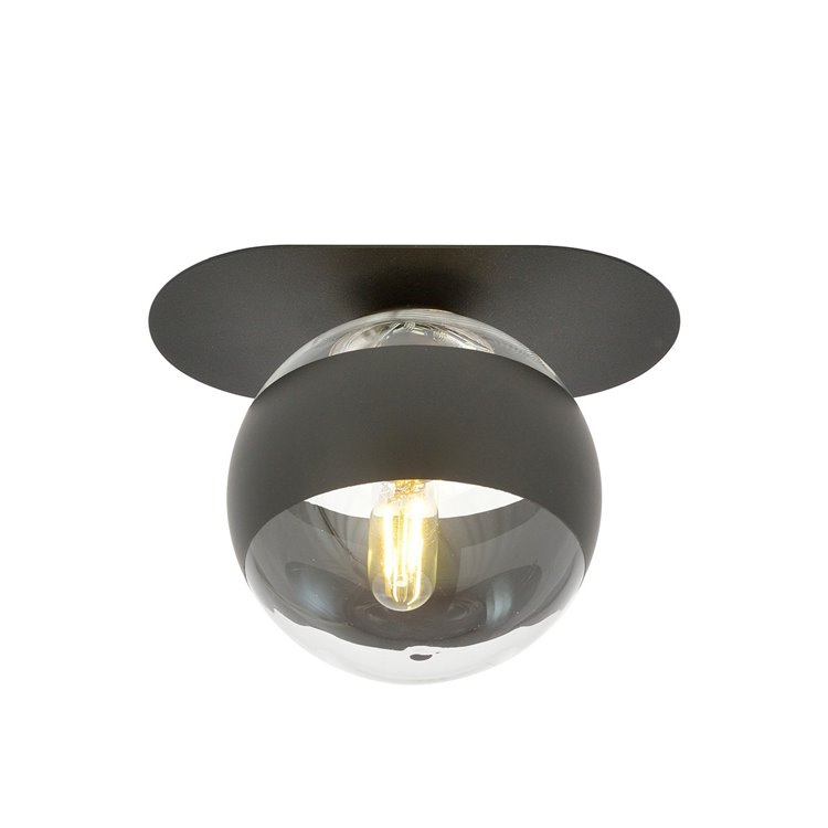 PLAZA 1 BLACK/STRIPE EMIBIG Lampa sufitowa