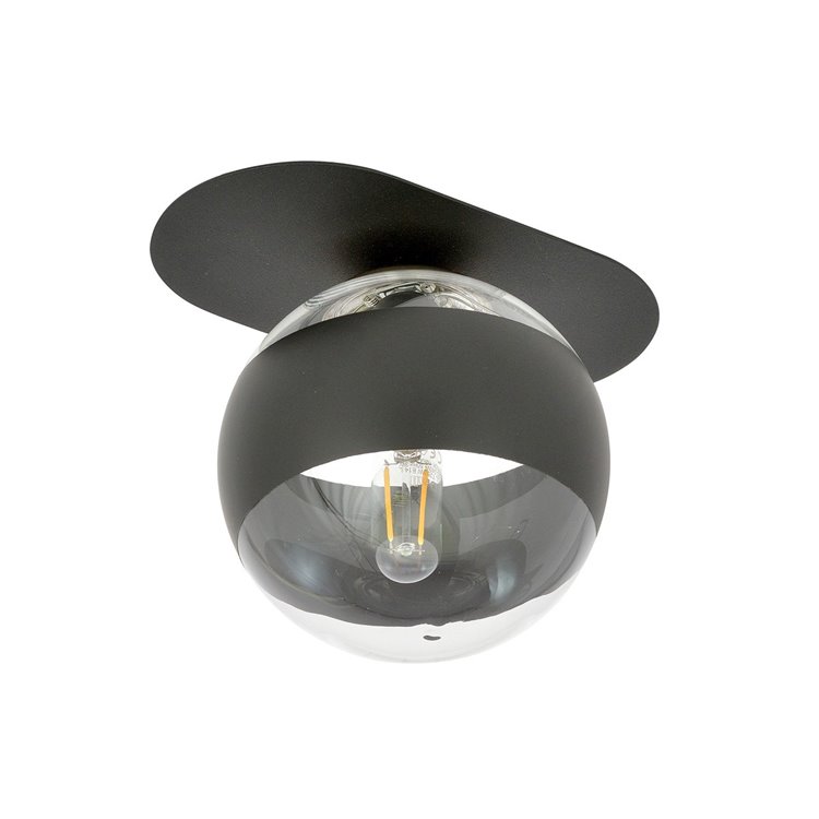 PLAZA 1 BLACK/STRIPE EMIBIG Lampa sufitowa