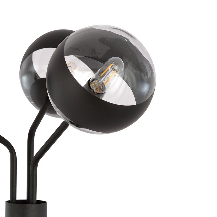 NOVA LP3 BLACK/STRIPE EMIBIG Lampa podłogowa