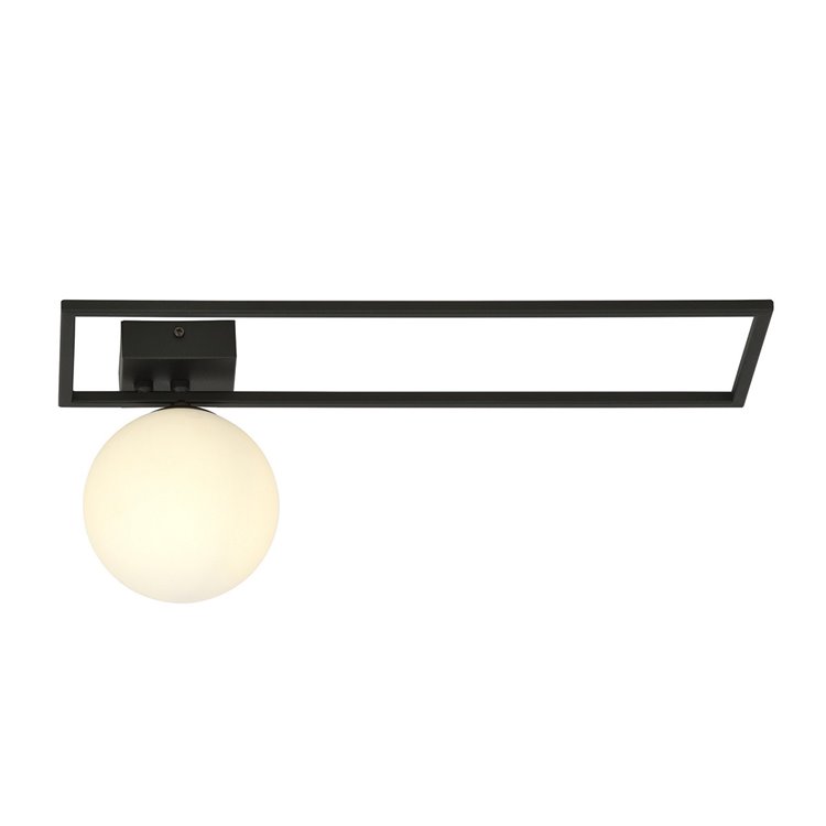 IMAGO 1B BLACK/OPAL EMIBIG Lampa sufitowa