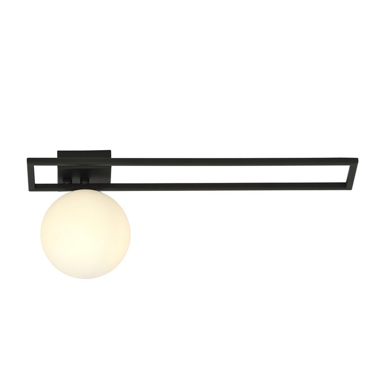 IMAGO 1C BLACK/OPAL EMIBIG Lampa sufitowa