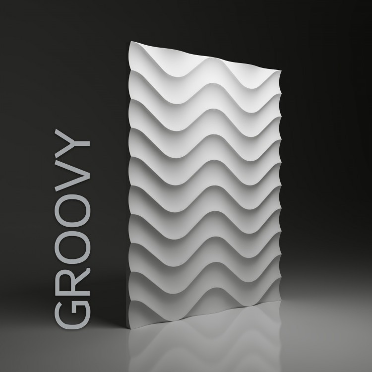 Groovy DUNES panel ścienny 3D