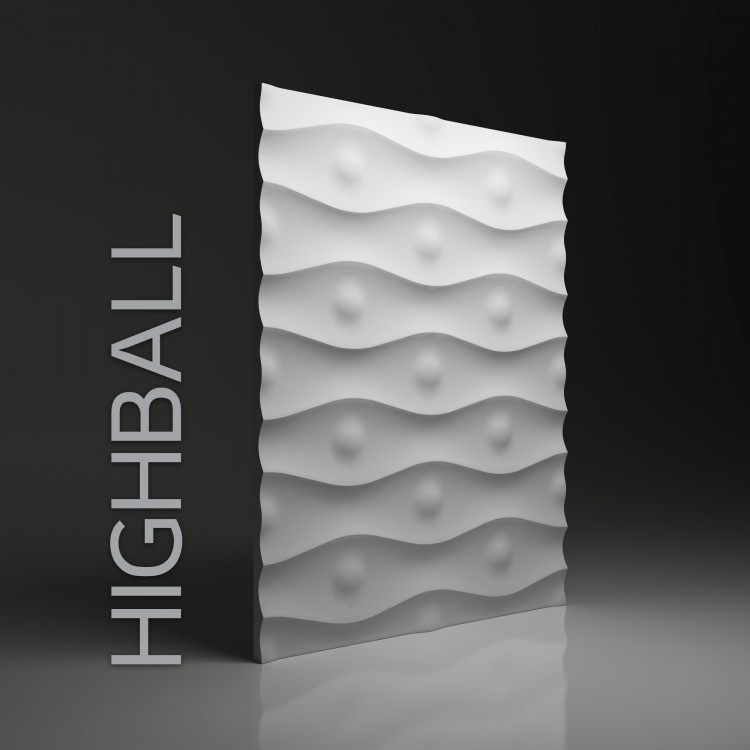 Highball DUNES panel ścienny 3D