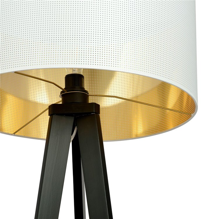 ASTON LP1 WHITE/GOLD EMIBIG Lampa podłogowa