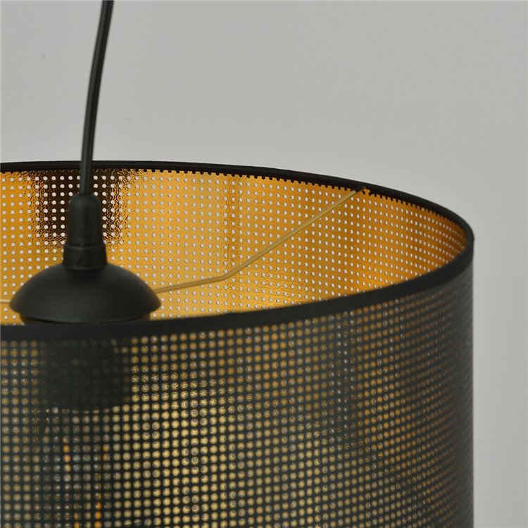 ASTON 1 BLACK/GOLD EMIBIG Lampa wisząca