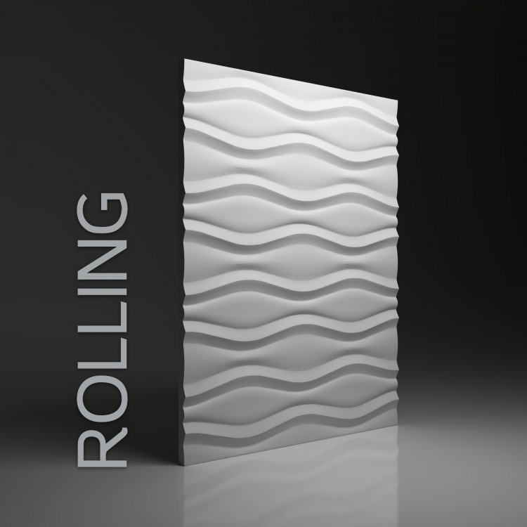 Rolling DUNES panel ścienny 3D