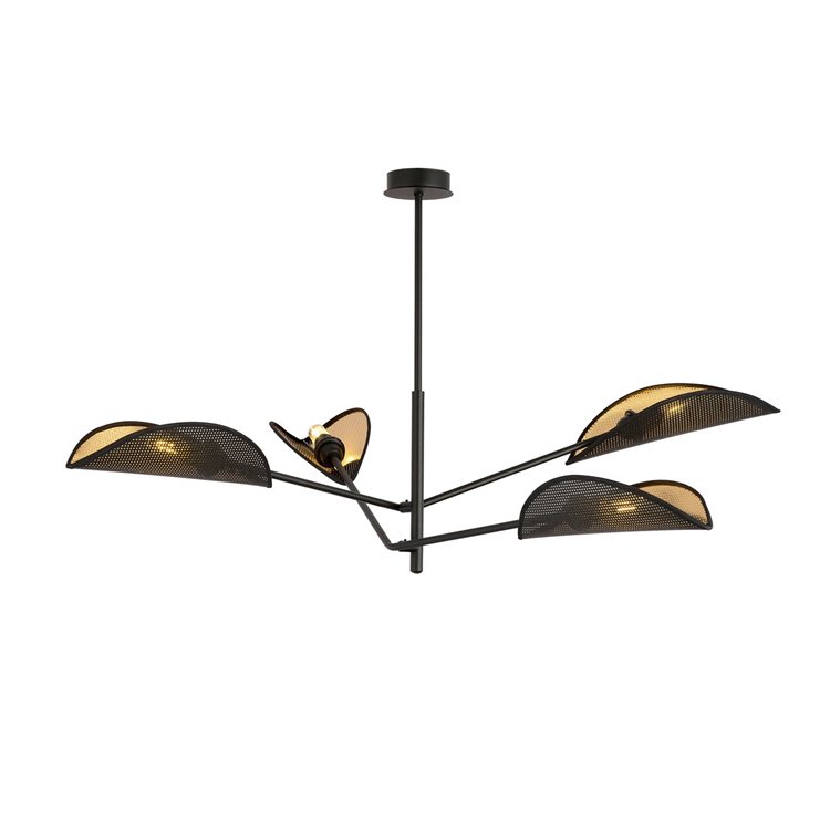 VENE 4 BLACK/GOLD EMIBIG Lampa sufitowa