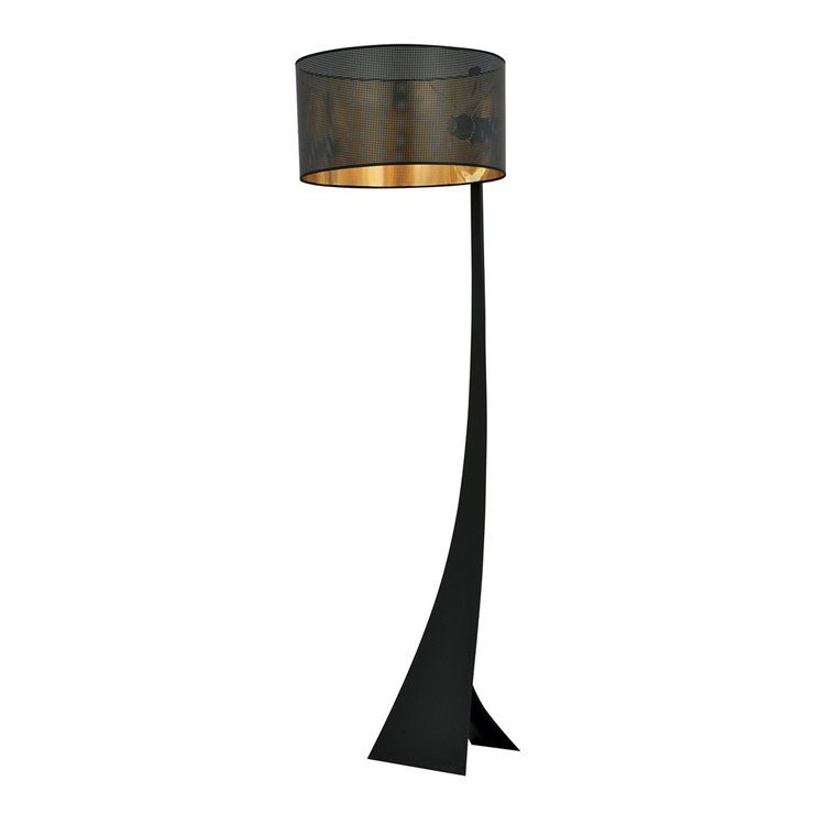 ESTRELLA LP1 BLACK/GOLD EMIBIG Lampa podłogowa