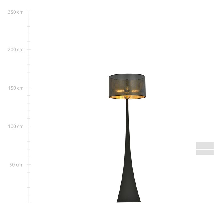 ESTRELLA LP1 BLACK/GOLD EMIBIG Lampa podłogowa