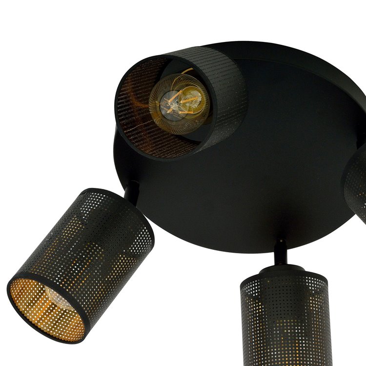 BRONX 4 PREMIUM BLACK EMIBIG Lampa sufitowa