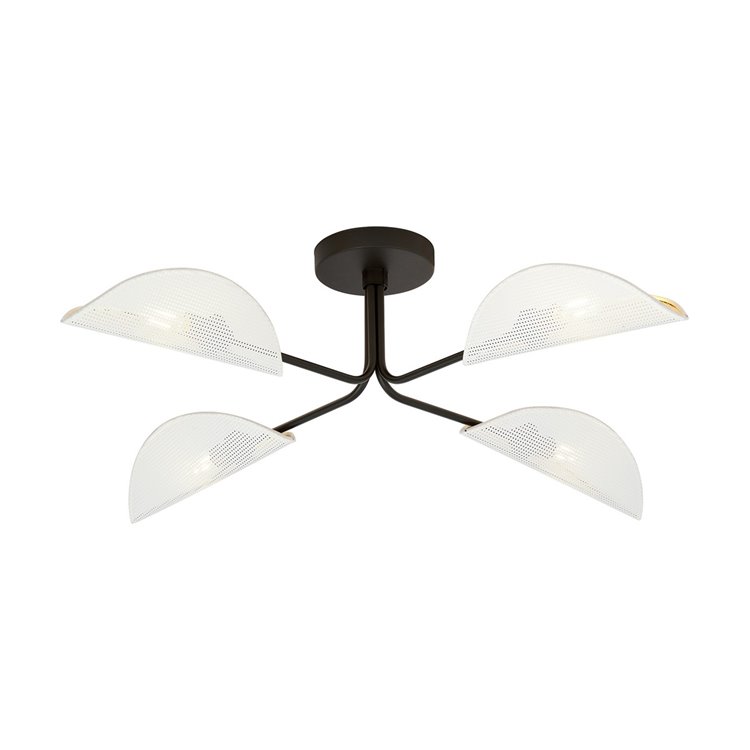 GOMEZ 4 WHITE/GOLD EMIBIG Lampa sufitowa