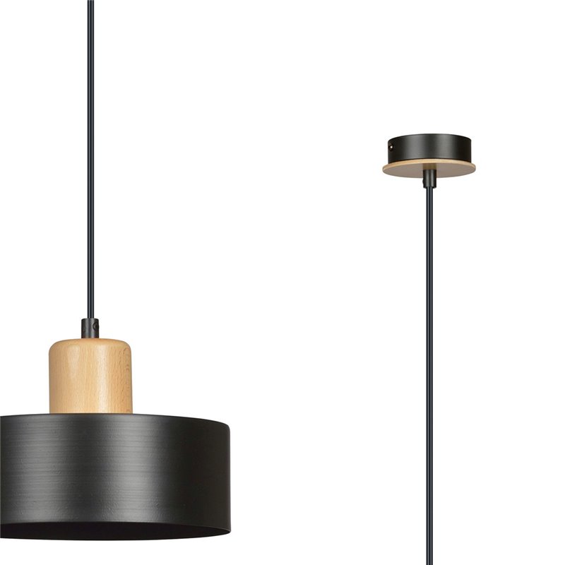 TORIN 1 BLACK EMIBIG Lampa wisząca TORIN 1 BLACK EMIBIG Lampa wisząca
