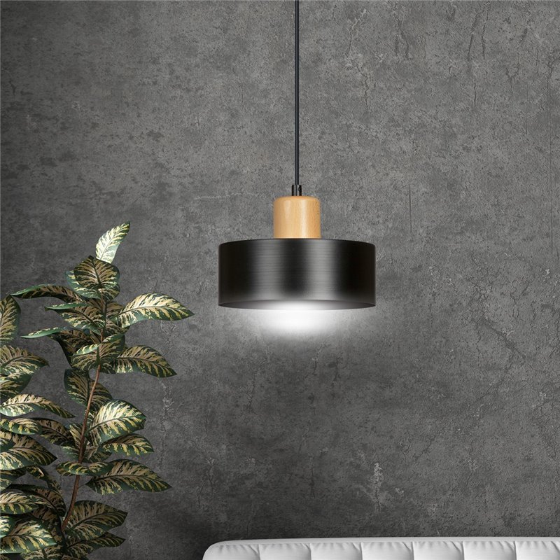 TORIN 1 BLACK EMIBIG Lampa wisząca TORIN 1 BLACK EMIBIG Lampa wisząca