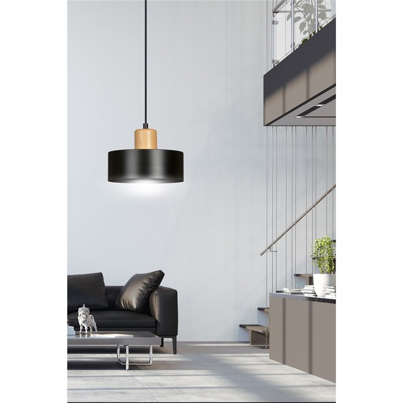 TORIN 1 BLACK EMIBIG Lampa wisząca TORIN 1 BLACK EMIBIG Lampa wisząca