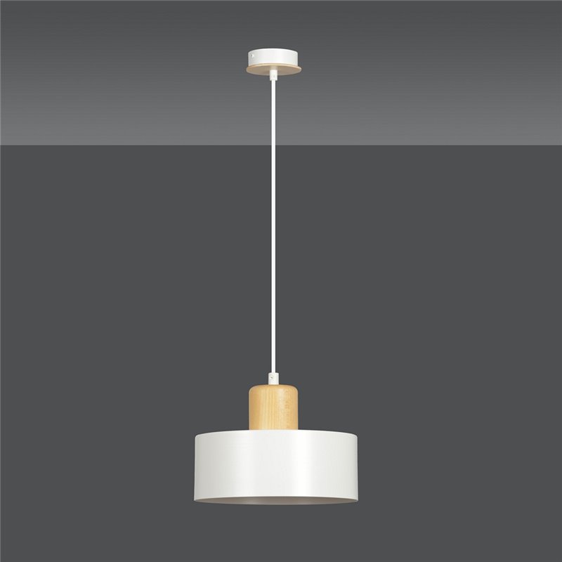 TORIN 1 WHITE EMIBIG Lampa wisząca TORIN 1 WHITE EMIBIG Lampa wisząca