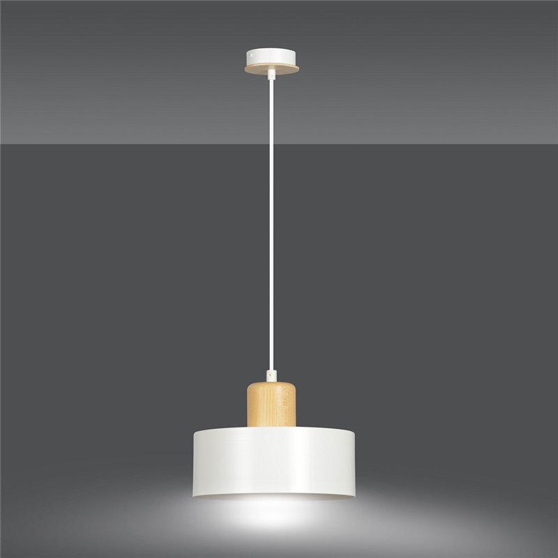 TORIN 1 WHITE EMIBIG Lampa wisząca TORIN 1 WHITE EMIBIG Lampa wisząca