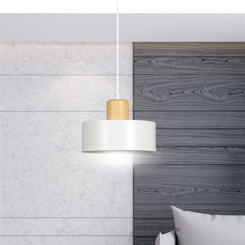 TORIN 1 WHITE EMIBIG Lampa wisząca TORIN 1 WHITE EMIBIG Lampa wisząca