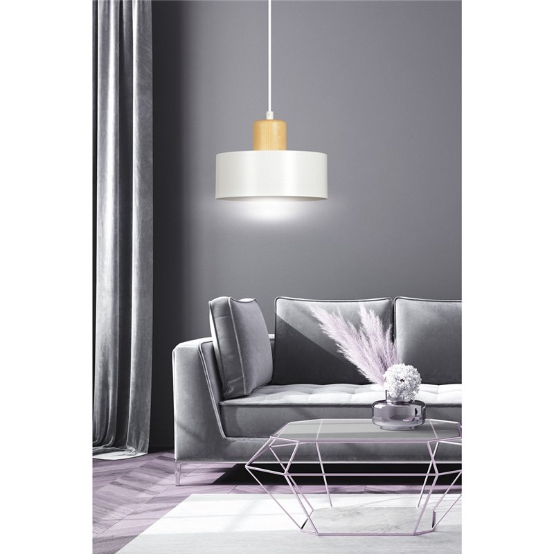 TORIN 1 WHITE EMIBIG Lampa wisząca TORIN 1 WHITE EMIBIG Lampa wisząca