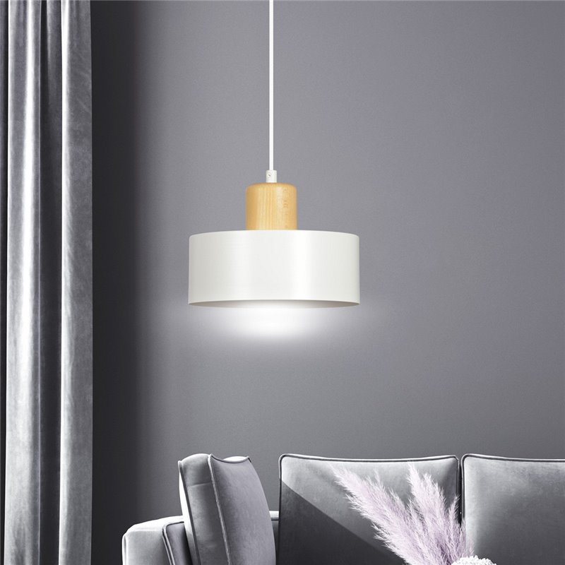 TORIN 1 WHITE EMIBIG Lampa wisząca TORIN 1 WHITE EMIBIG Lampa wisząca