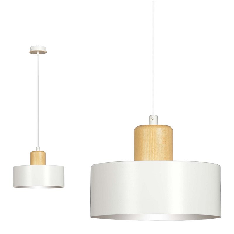 TORIN 1 WHITE EMIBIG Lampa wisząca TORIN 1 WHITE EMIBIG Lampa wisząca