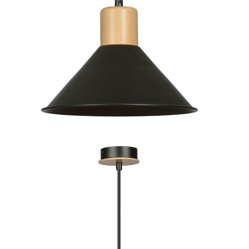 ROWEN 1 BLACK EMIBIG Lampa wisząca ROWEN 1 BLACK EMIBIG Lampa wisząca