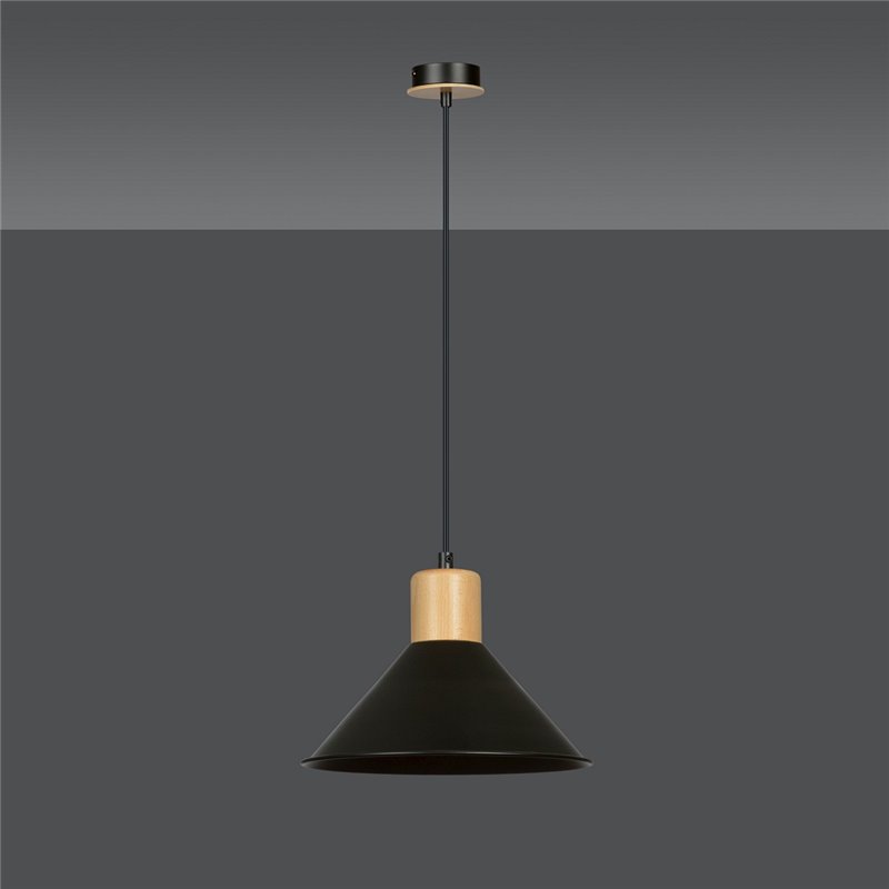ROWEN 1 BLACK EMIBIG Lampa wisząca ROWEN 1 BLACK EMIBIG Lampa wisząca