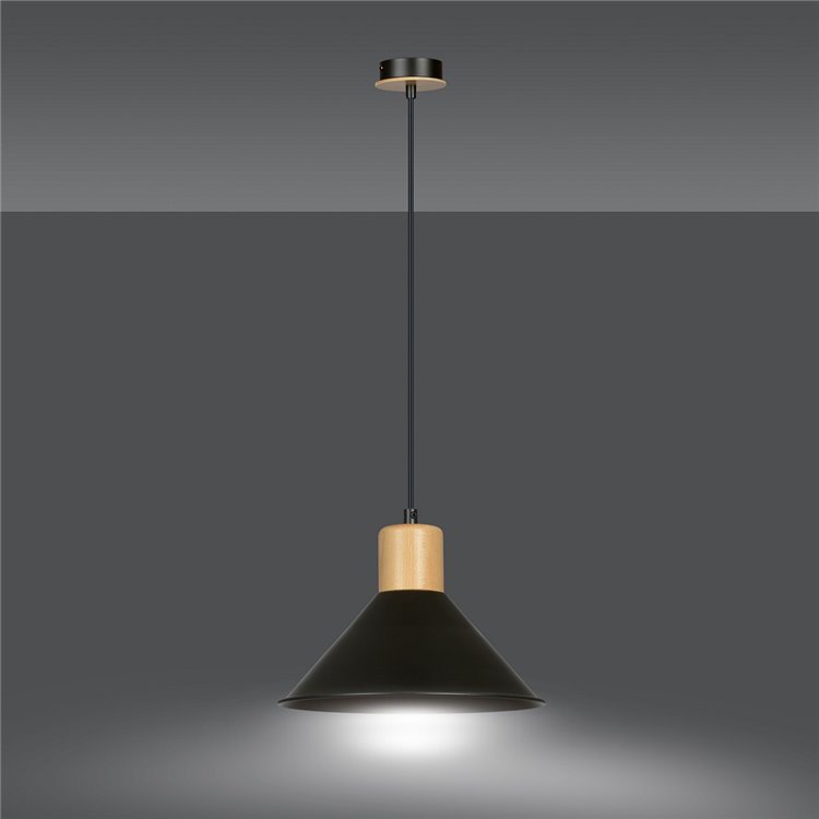 ROWEN 1 BLACK EMIBIG Lampa wisząca