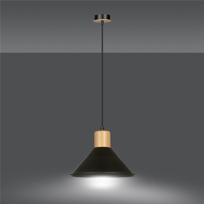 ROWEN 1 BLACK EMIBIG Lampa wisząca ROWEN 1 BLACK EMIBIG Lampa wisząca