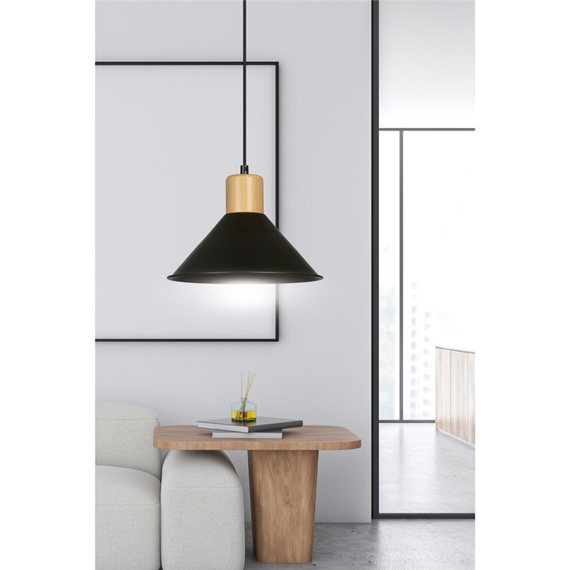 ROWEN 1 BLACK EMIBIG Lampa wisząca ROWEN 1 BLACK EMIBIG Lampa wisząca