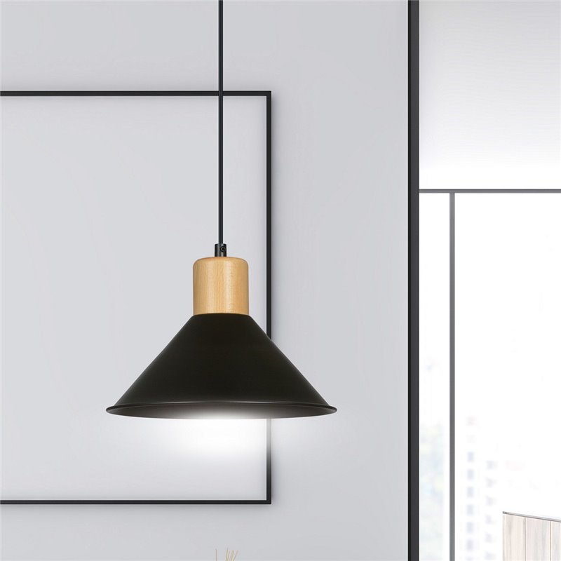 ROWEN 1 BLACK EMIBIG Lampa wisząca ROWEN 1 BLACK EMIBIG Lampa wisząca
