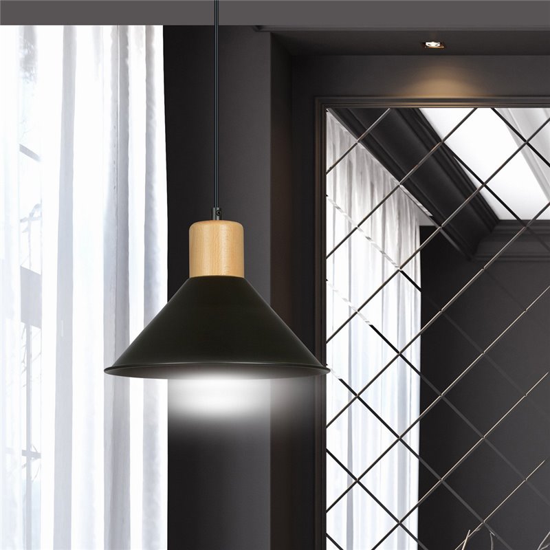 ROWEN 1 BLACK EMIBIG Lampa wisząca ROWEN 1 BLACK EMIBIG Lampa wisząca