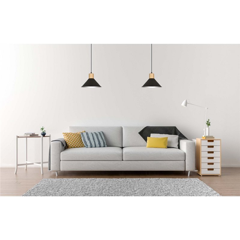 ROWEN 1 BLACK EMIBIG Lampa wisząca ROWEN 1 BLACK EMIBIG Lampa wisząca