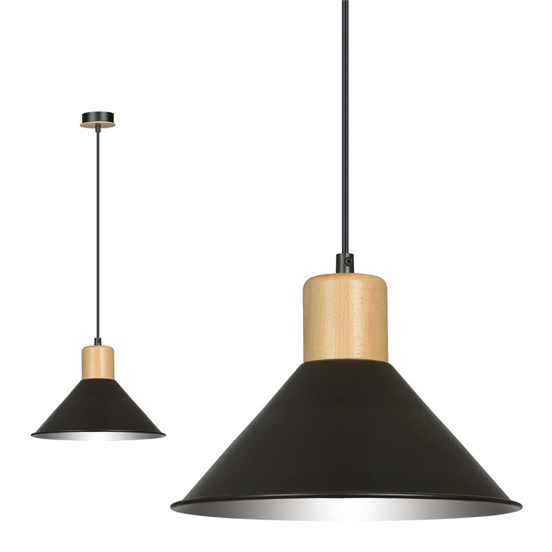 ROWEN 1 BLACK EMIBIG Lampa wisząca ROWEN 1 BLACK EMIBIG Lampa wisząca