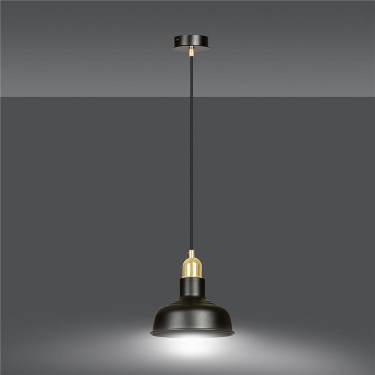 IBOR 1 BLACK EMIBIG Lampa wisząca