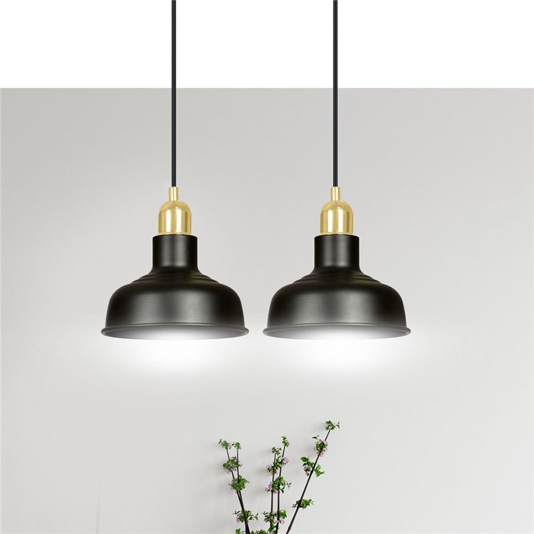 IBOR 2 BLACK EMIBIG Lampa wisząca