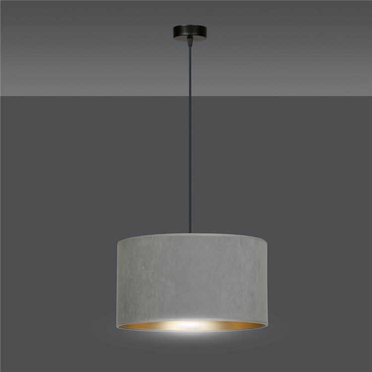 HILDE 1 BL GRAY EMIBIG Lampa wisząca